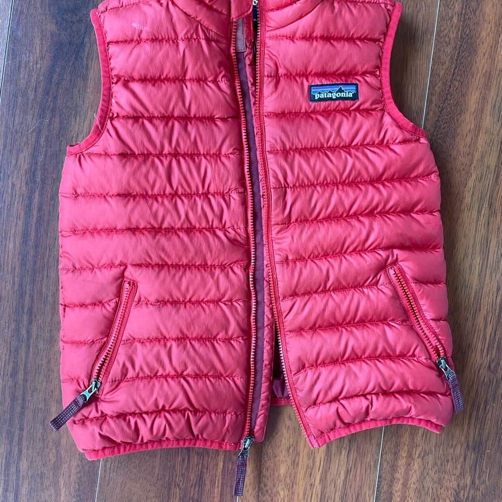 Patagonia Kids' Vibrant Red Puffer Vest